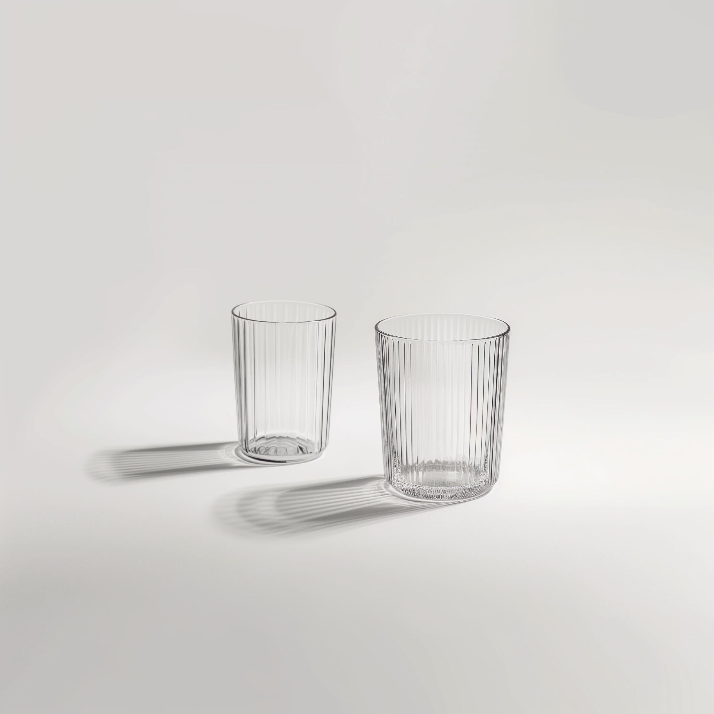 Elegant Glass Tumblers Set
